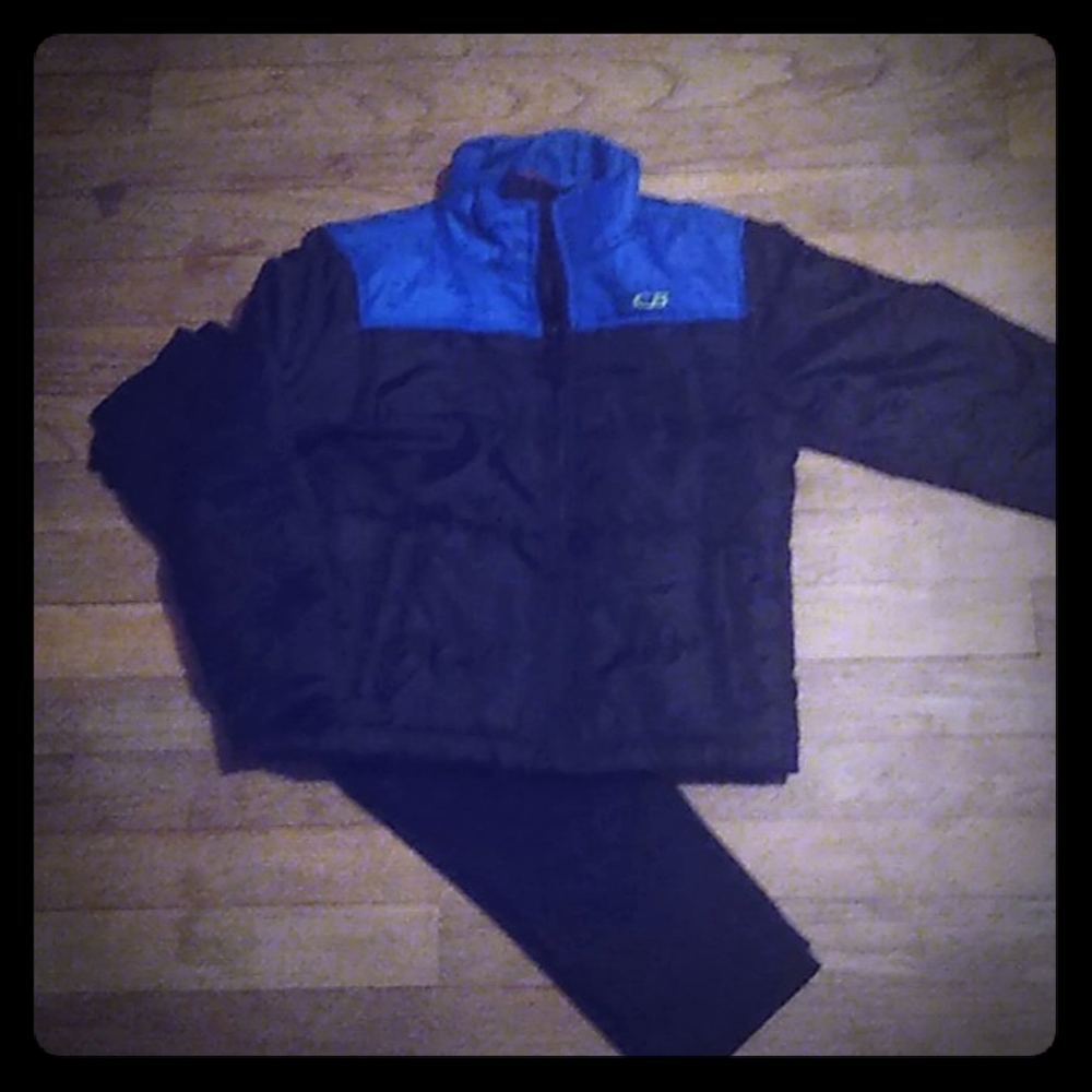 Boys size 7 non hooded light puffer jacket